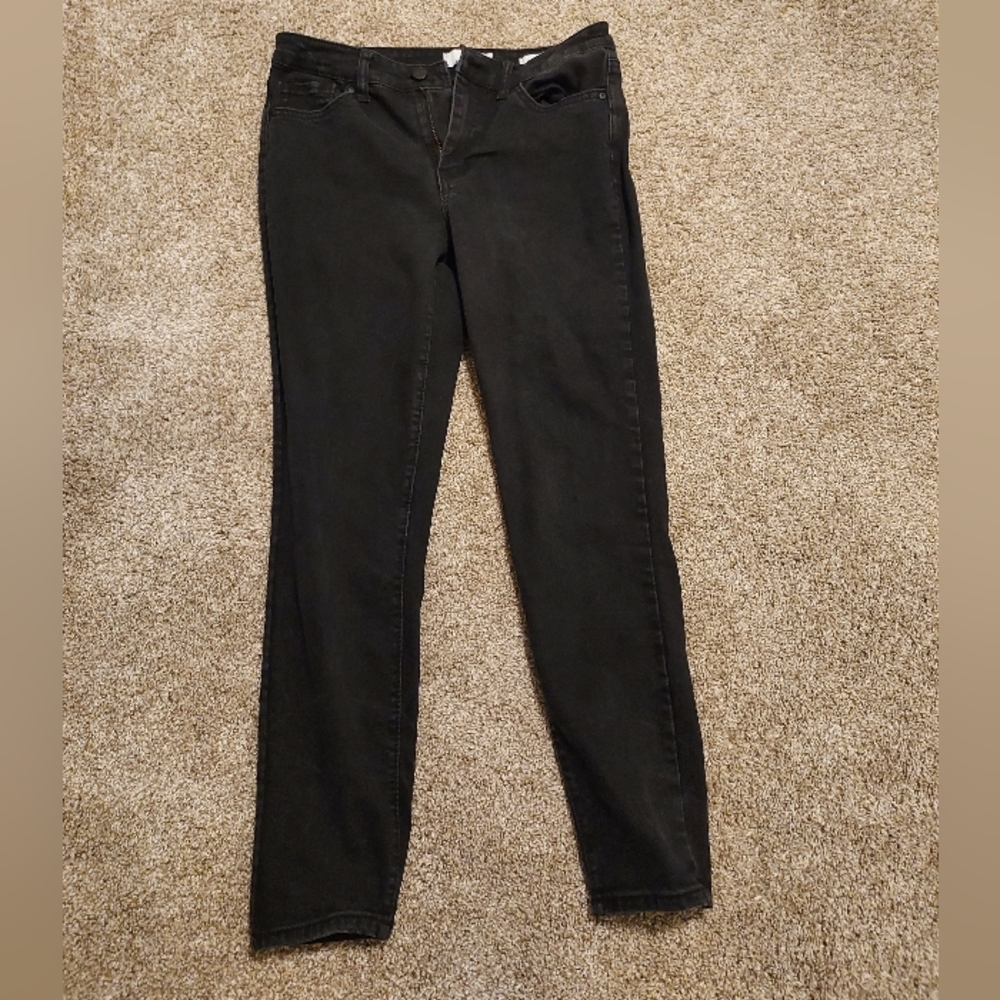 Jessica Simpson Black High Rise Skinny Jeans